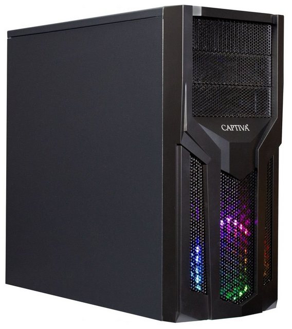 CAPTIVA Advanced Gaming I68-159 Gaming-PC (Intel Core i7 10700F, Radeon RX 6500 XT, 16 GB RAM, 1000 GB SSD, Luftkühlung)