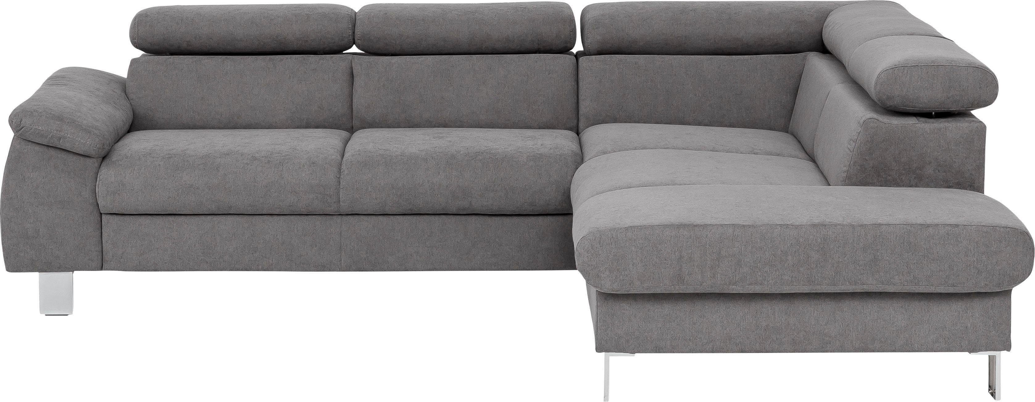COTTA Ecksofa "Komaris L-Form mit Kopfteilverstellung", wahlweise mit Bettf günstig online kaufen