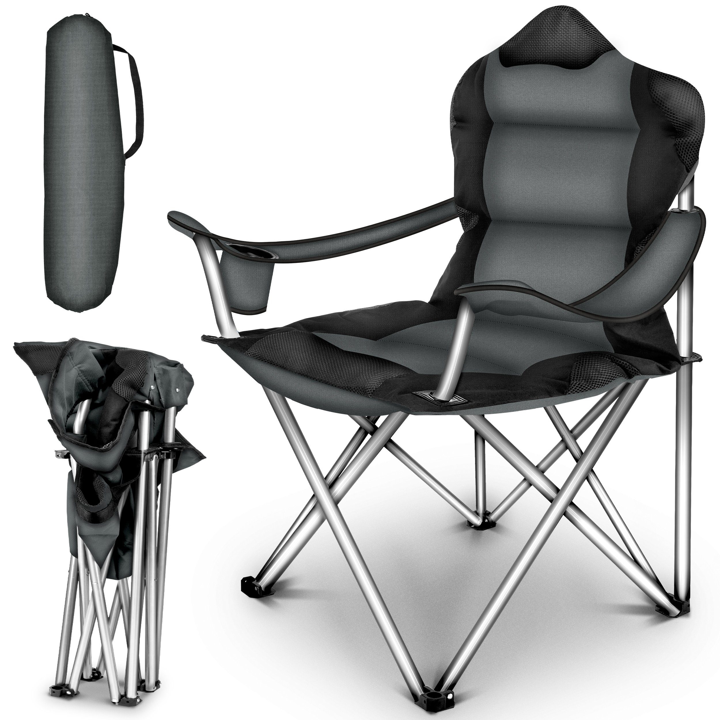 TRESKO Campingstuhl faltbar bis 150 kg günstig online kaufen