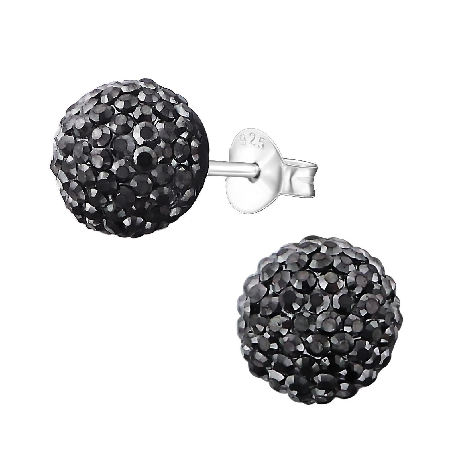 Monkimau Ohrring-Set Kugel Сережки aus 925 Silber, Hypoallergen
