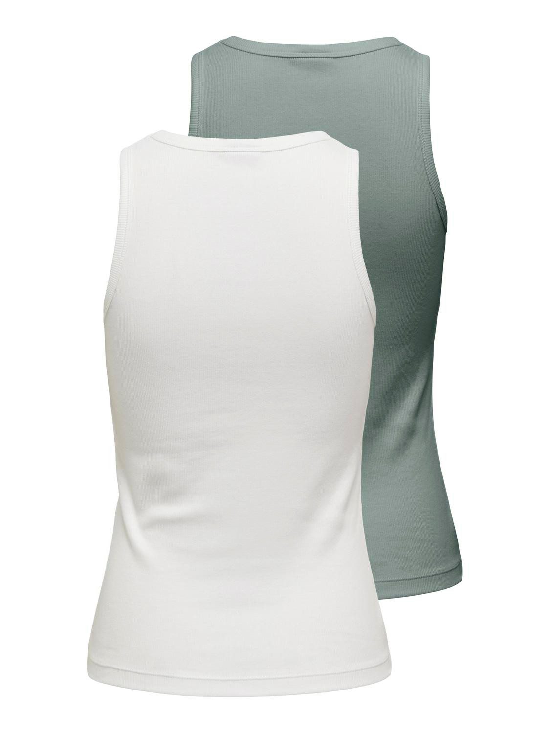 ONLY Tanktop ONLSALLY TANK TOP 2 PACK CS JRS (Packung, 2-tlg., 2er-Pack) günstig online kaufen