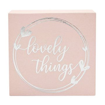 HCA Schmuckset Lovely Things (Herz - LOVE, 3-tlg., in eleganter Geschenkbox), versilbert