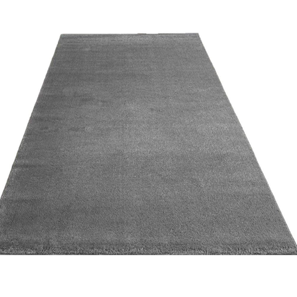 Vimoda Teppich Teppich Wohnzimmer Kurzflor, Rechteckig, Höhe: 8 mm, Teppich Einfarbig weich gewebt, Modern, in Versch. Größen & Farben