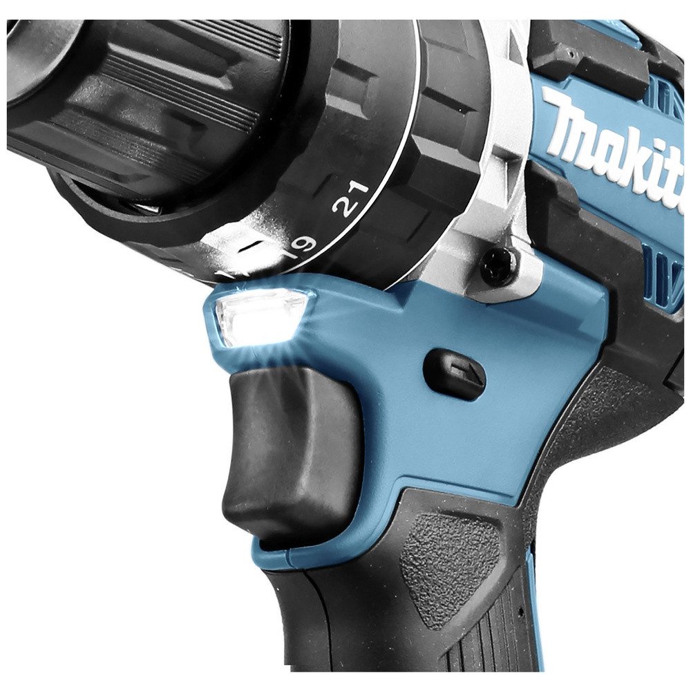 Makita Schlagbohrmaschine Makita DHP484RTJ 2-Gang-Akku-Schlagbohrschrauber
