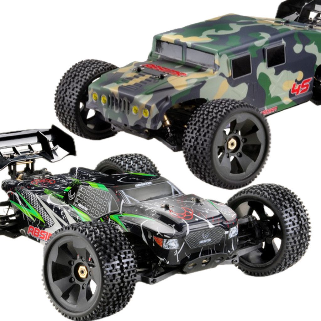 Absima RC-Truck 1:8 RC RACE TRUCK GUARDIAN 2in1 inkl. Truggy Karosserie 4S Power (fertig aufgebaut inkl. 2.4 GHz Fernsteuerung), Jetzt mit zusätzlicher Karosserie im Race Truggy Design.