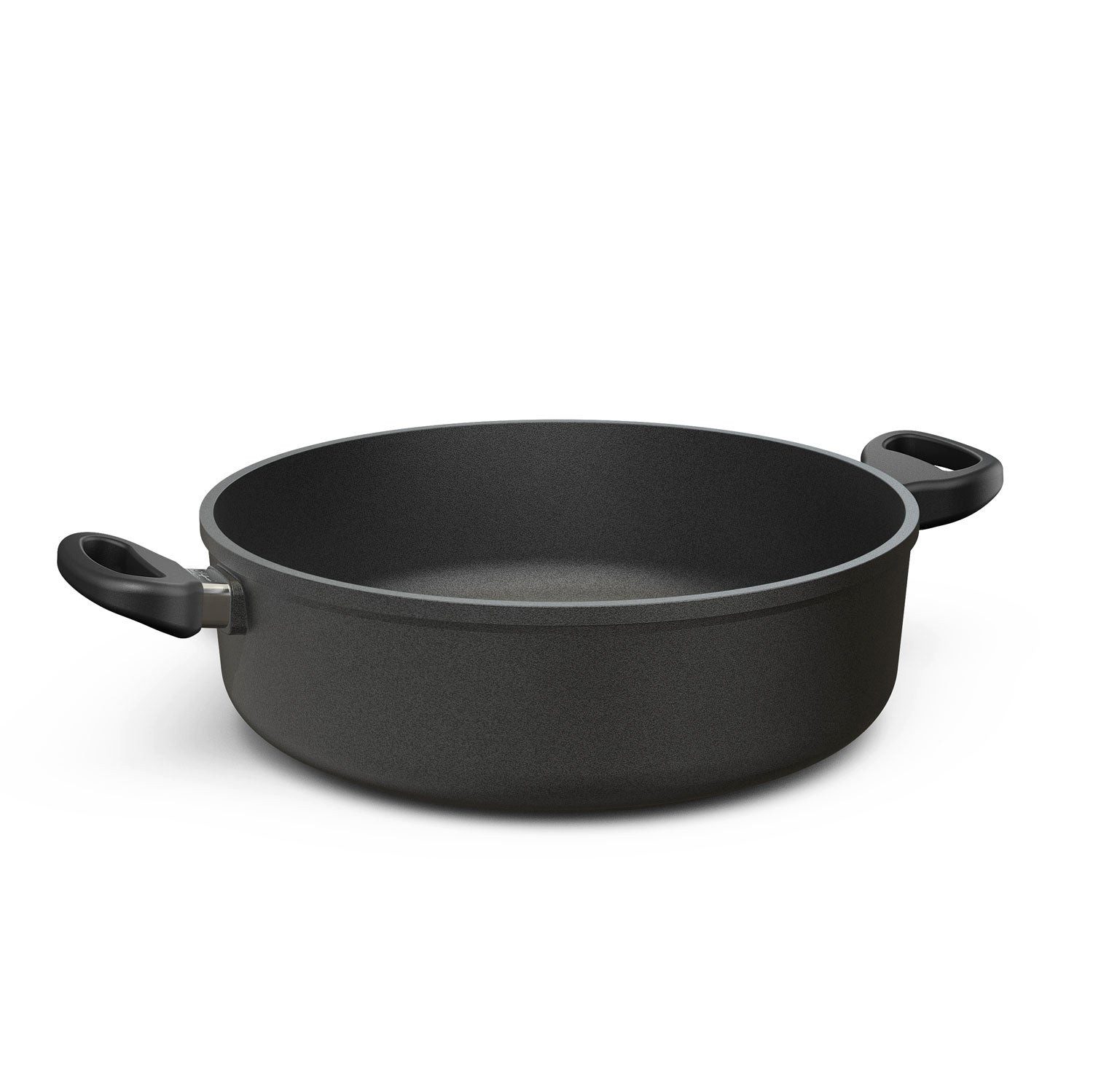 Hoffmann Germany Bräter Aluguss rund Ø 32 cm – Made in Germany, Aluguss (1-tlg., 1x Bräter Ø 32 cm), Antihaft, backofenfest bis 240°C, rund, Induktion