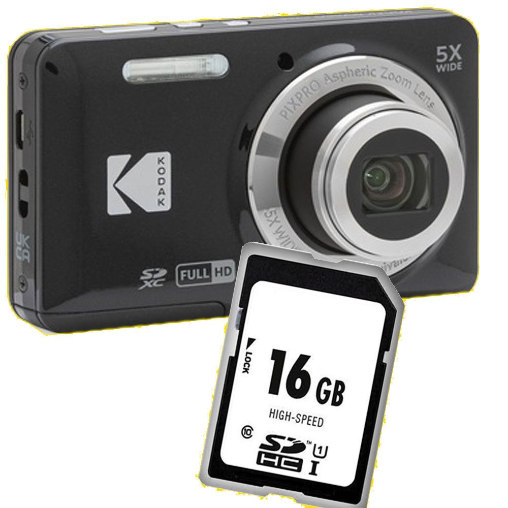 Kodak PixPro FZ55 schwarz Kompaktkamera Kompaktkamera