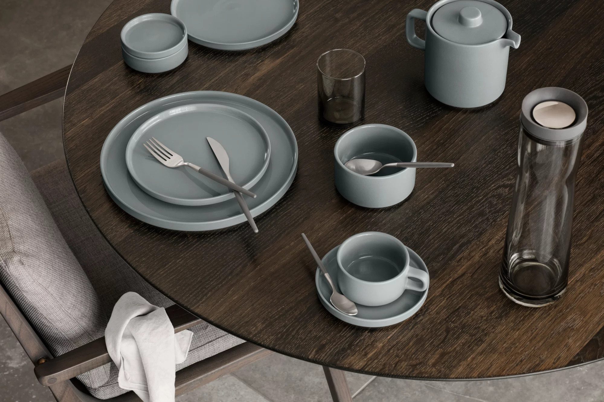 blomus Tasse Blomus Kaffeetasse -PILAR- 200 ml 2er Set, Keramik