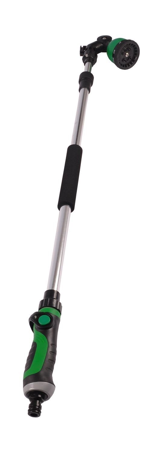 BURI Regner Multifunktions-Gartenbrause mit Teleskopstange Gartenspritze