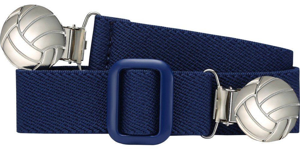 Playshoes Stoffgürtel Elastik-Gürtel Fussball-Clip uni
