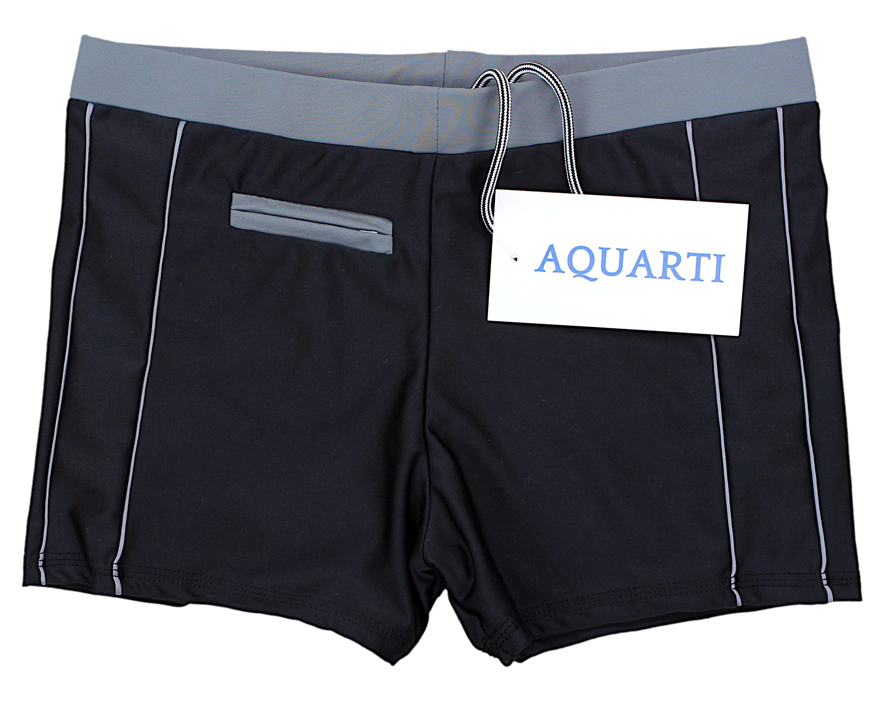 Aquarti Badehose Aquarti Herren Badehose Kurz mit Kontrastpaspel – Bild 4 von 5