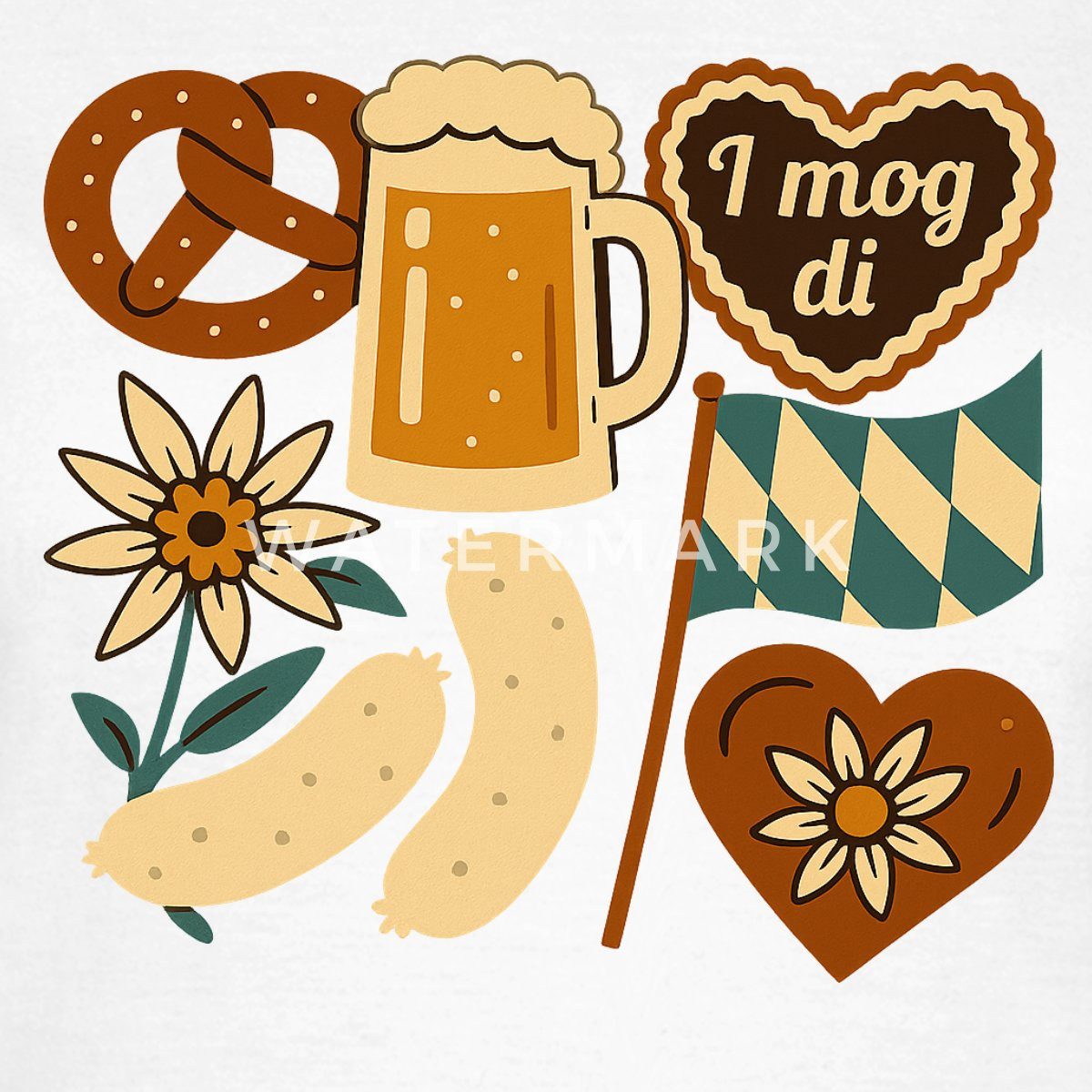 Spreadshirt T-Shirt Bayern Volksfest Oktoberfest Trachtenshirt Frauen T-Shi günstig online kaufen