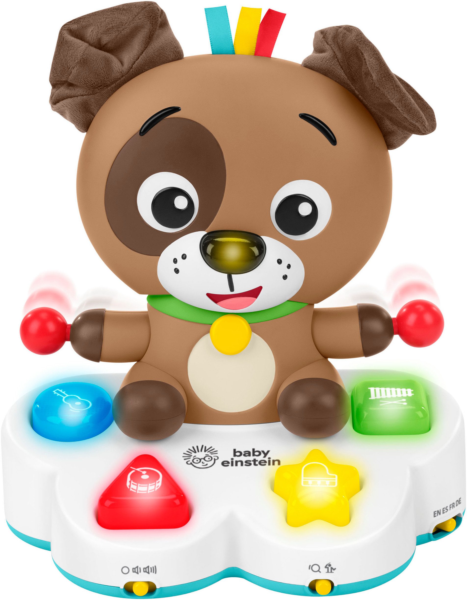 Baby Einstein Lernspielzeug Drum & Learn Dean Musical Learning Toy, mit Licht und Sound