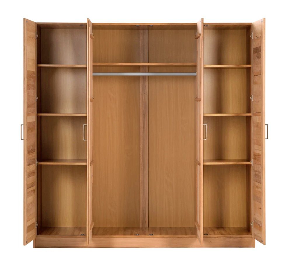 ELFO Kleiderschrank Pia Design zeitloses (Kernbuche) 4S