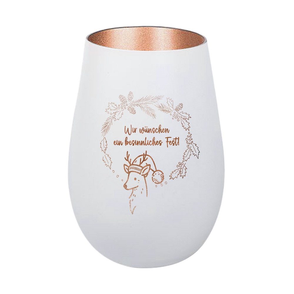 Der Porzellan-Laden Windlicht Windlicht Wünschen ein besinnliches Fest