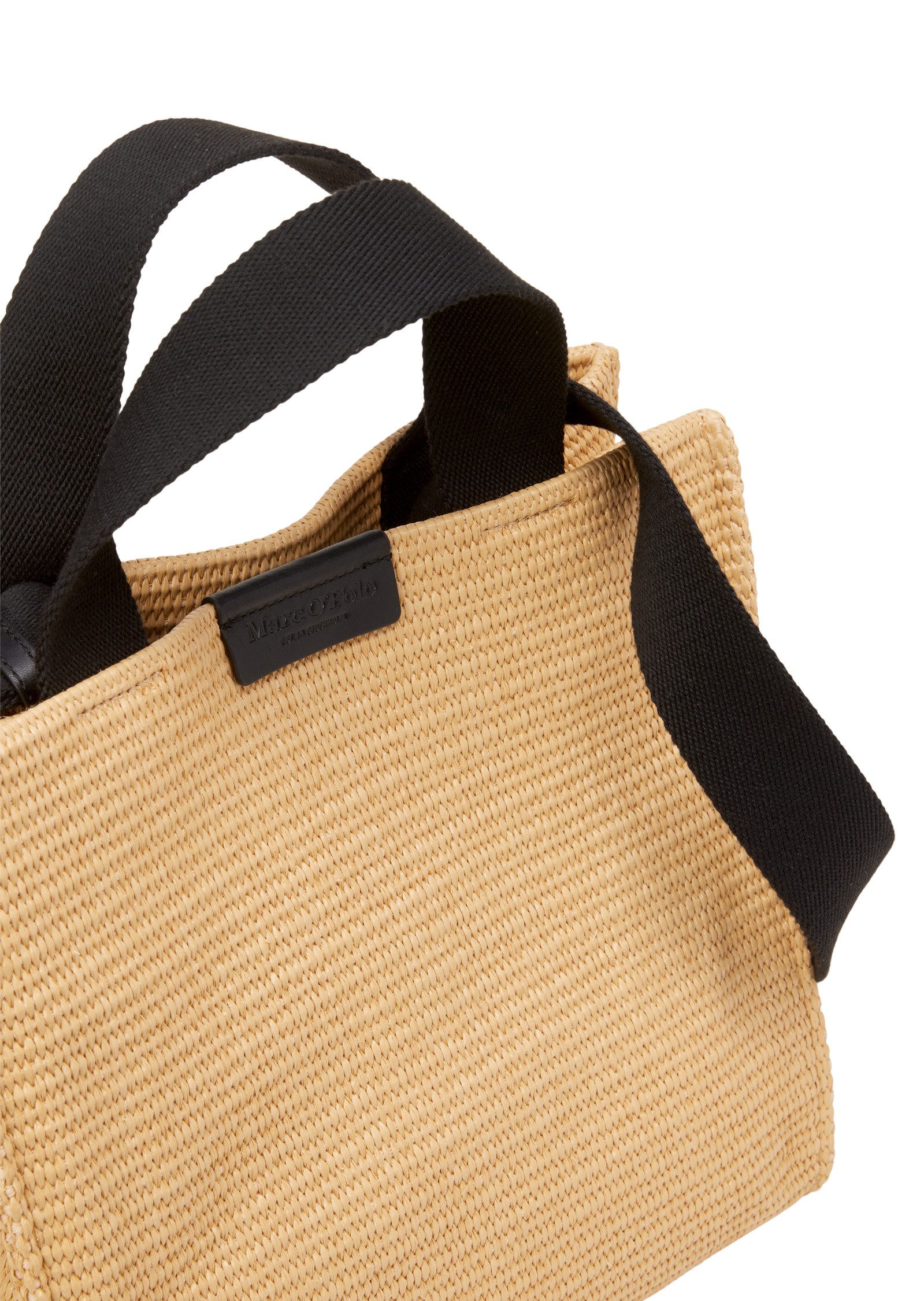 Marc O'Polo Shopper in Raffia-Bast-Optik