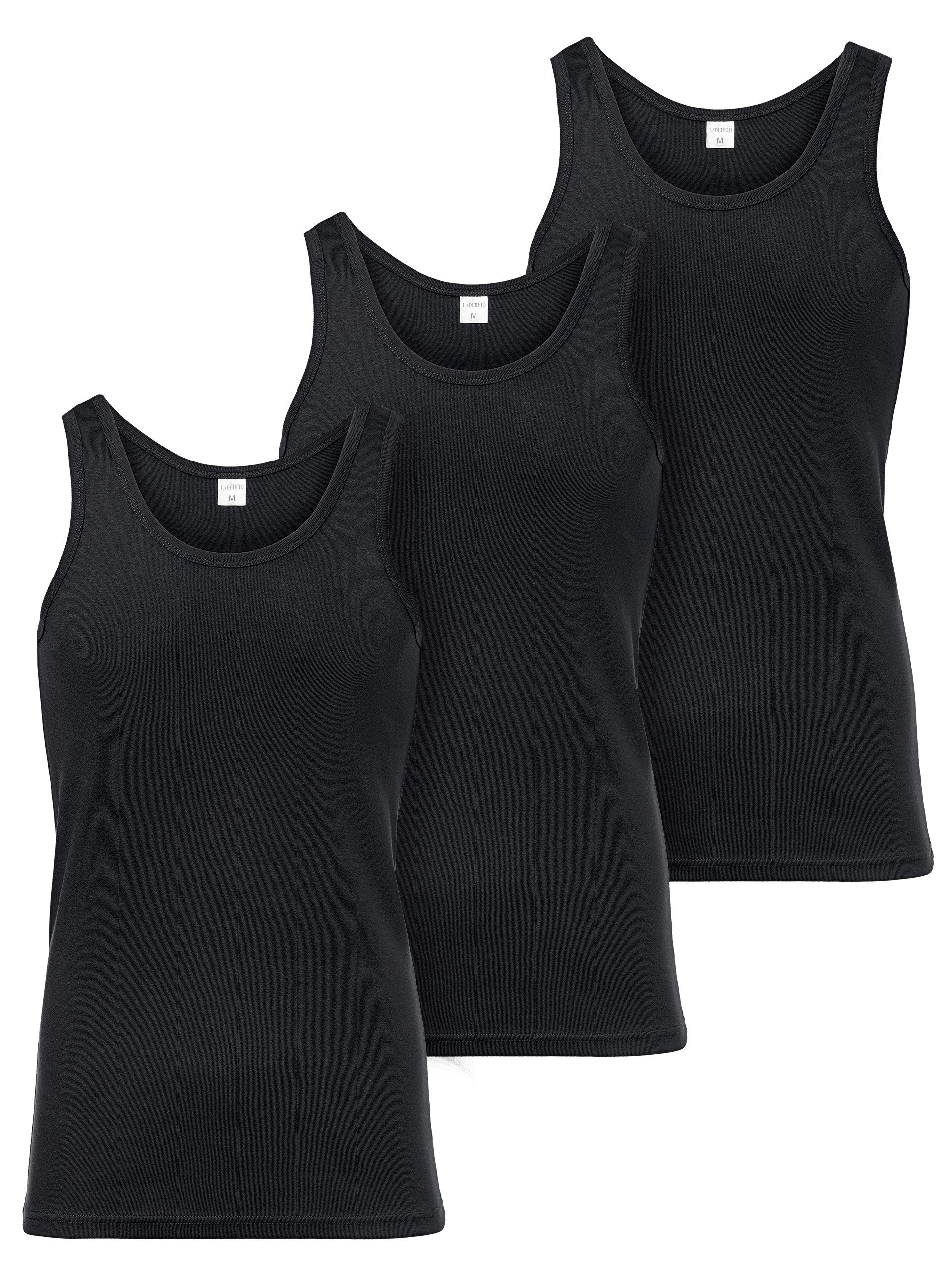 Ladeheid Unterhemd Tanktop Herren Baumwolle Set 3 Stück LA40-258 (Set, 3er- günstig online kaufen