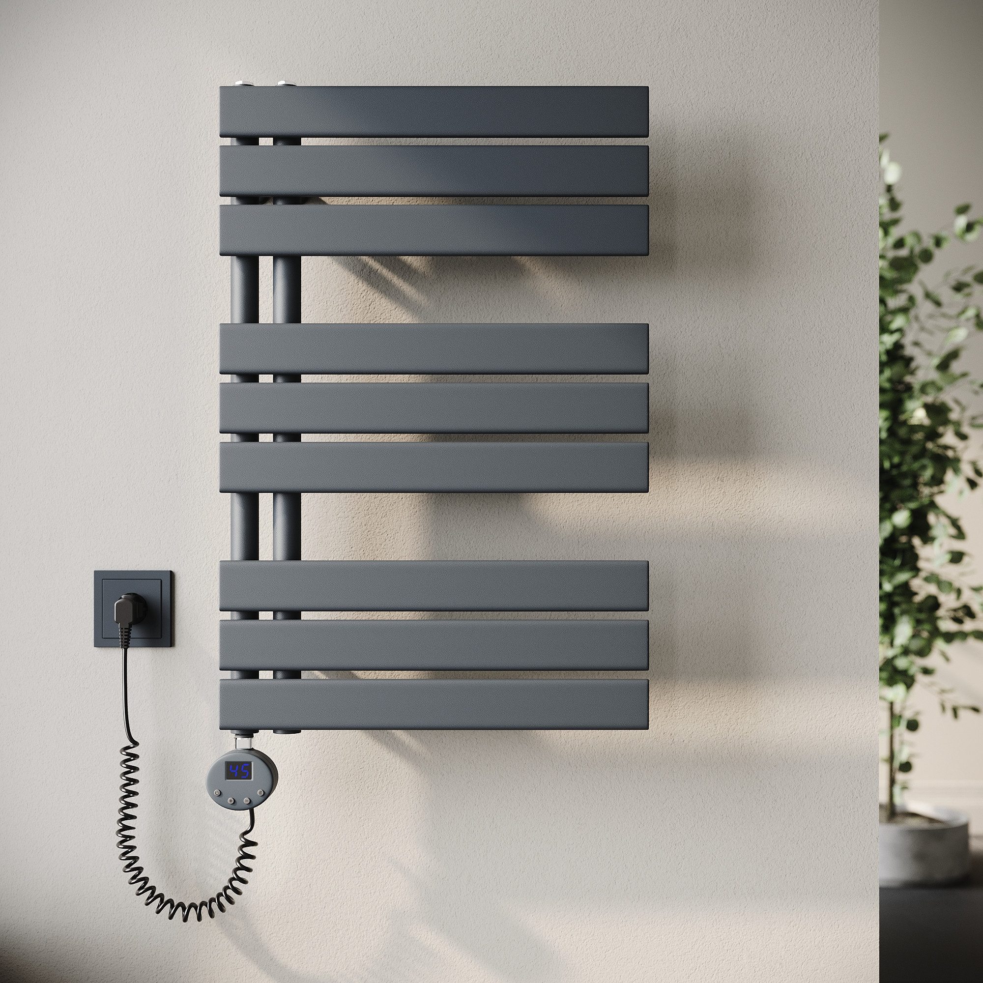 SONNI Designheizkörper Handtuchwärmer mit Heizung, programmierbarer günstig online kaufen