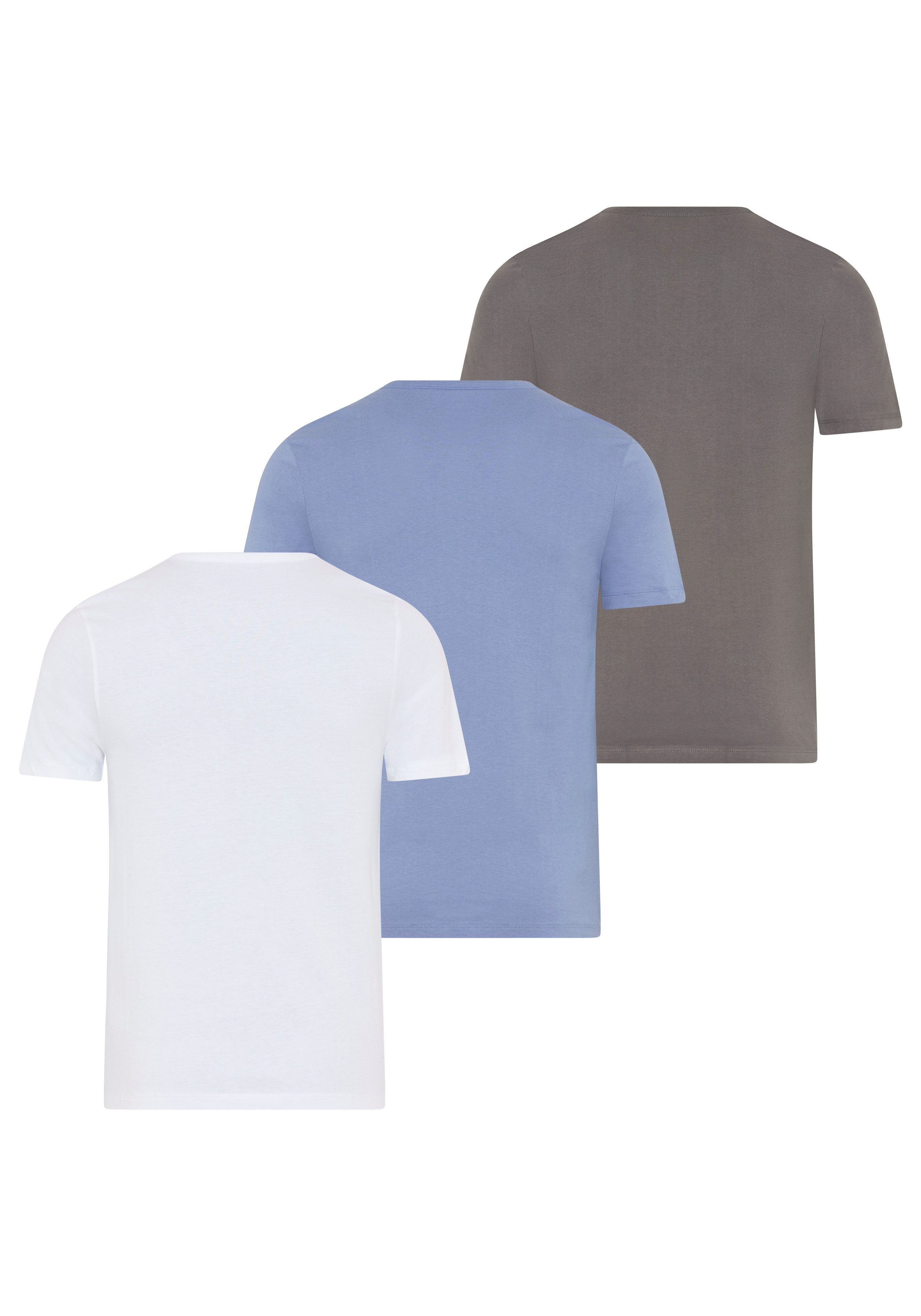 BOSS T-Shirt TShirtRN 3P Classic (Packung, 3-tlg) mit BOSS Stickerei günstig online kaufen