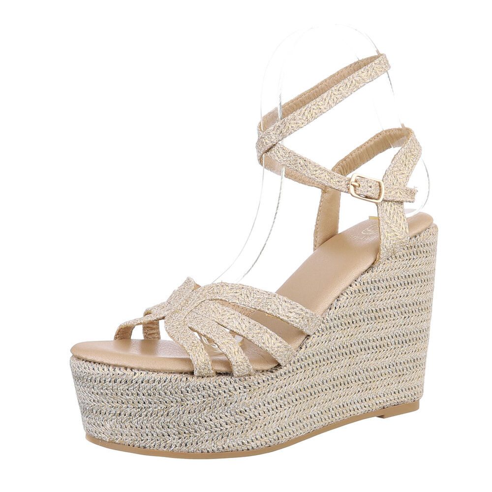 Ital-Design Damen Freizeit Plateausandaletten (86706461) Keilabsatz/Wedge K günstig online kaufen