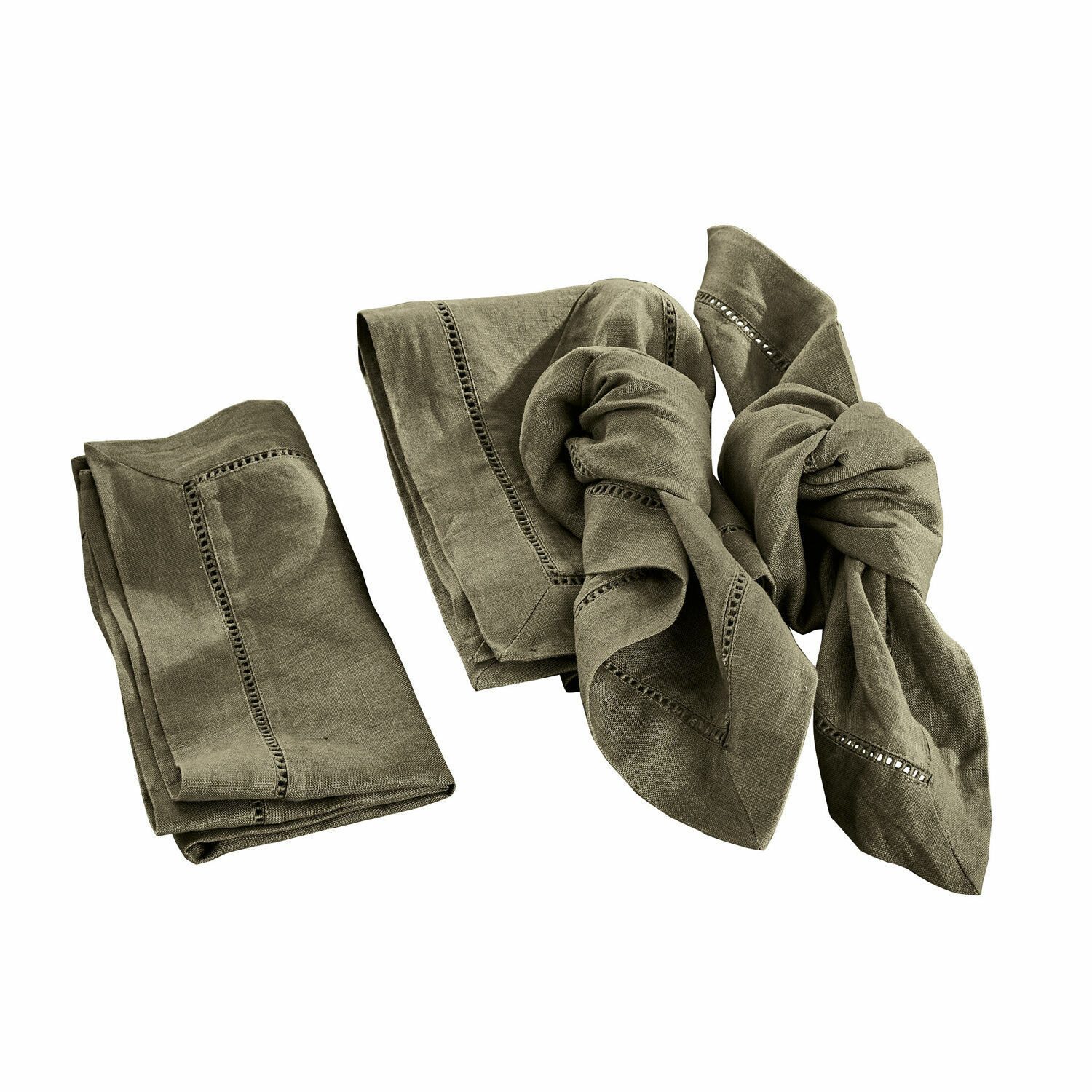 Mirabeau Stoffserviette Serviette 4er Set Covent Garden olivgrün