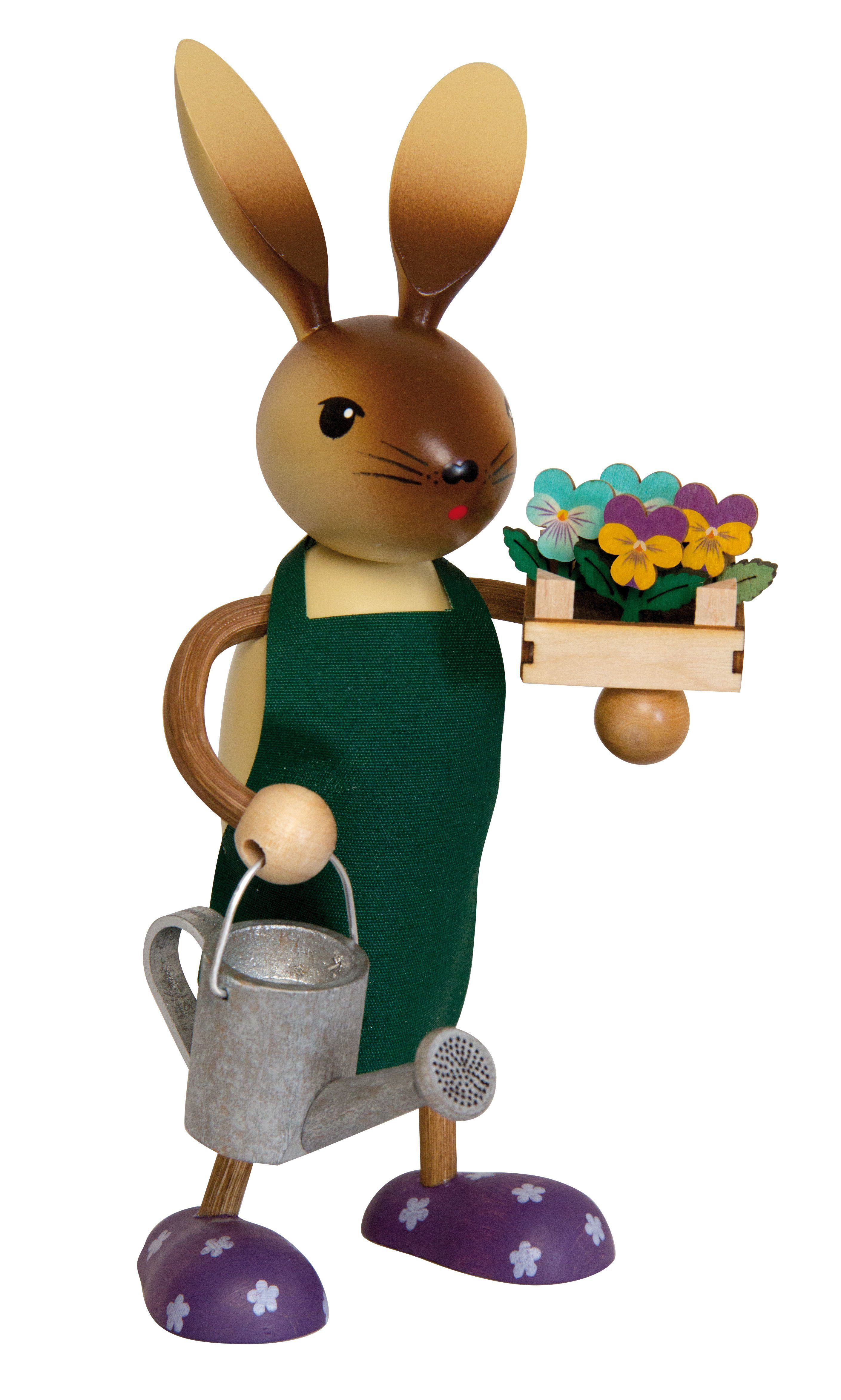 Kuhnert Osterhase 52105, Gärtner, Dekofigur Ostern Hase mit langen