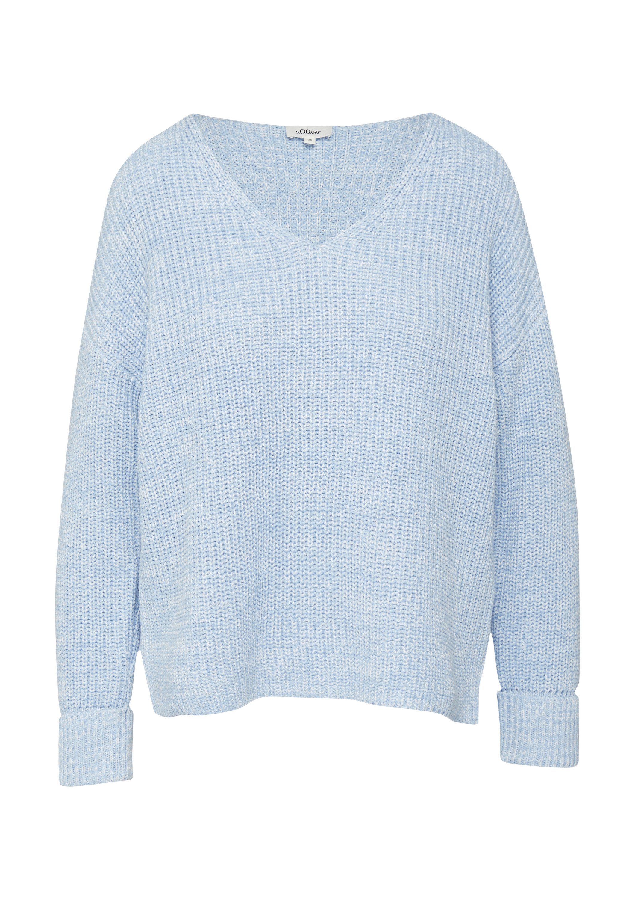 s.Oliver Longpullover Strickpullover Strickpullover im Relaxed günstig online kaufen