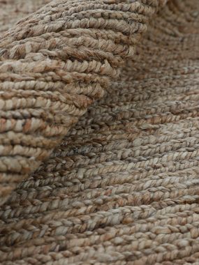 Teppich Nala Juteteppich, carpetfine, rund, Höhe: 9 mm, wendbar, aus 100% Jute, in vielen Größen und Formen, quadratisch, rund