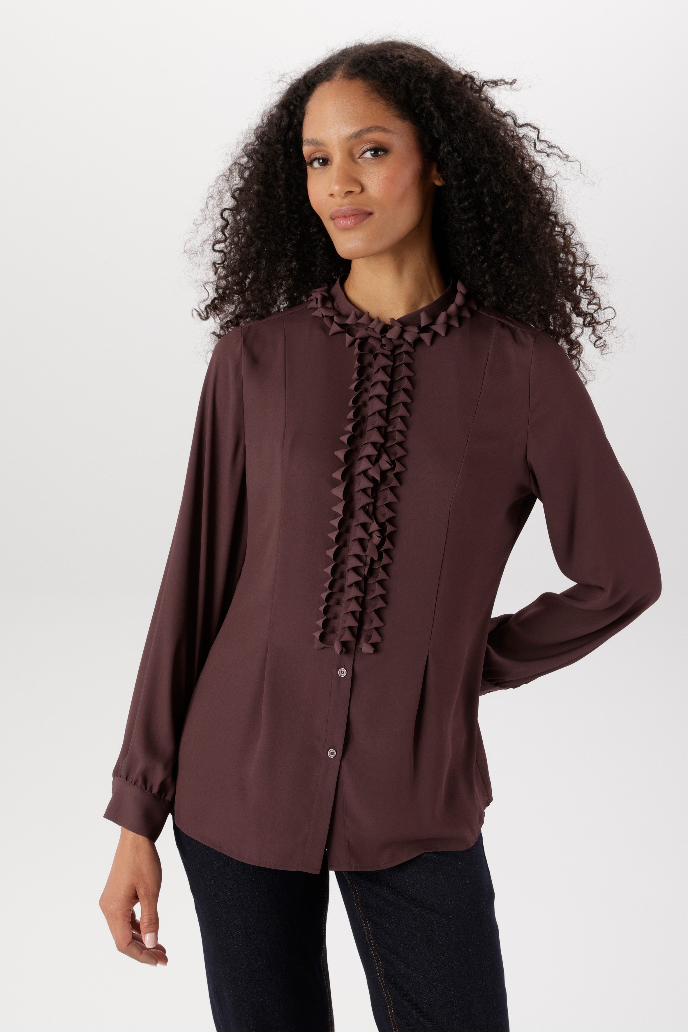Aniston SELECTED Rüschenbluse (2-tlg) dezent transparent und mit Unterziehtop - NEUE KOLLEKTION. € 49,99, (€ 49,99 pro 1 Stk).
