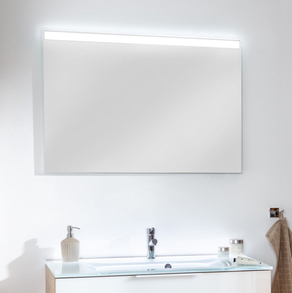 FACKELMANN Badspiegel B.brillant Light LED Spiegelelement 100cm