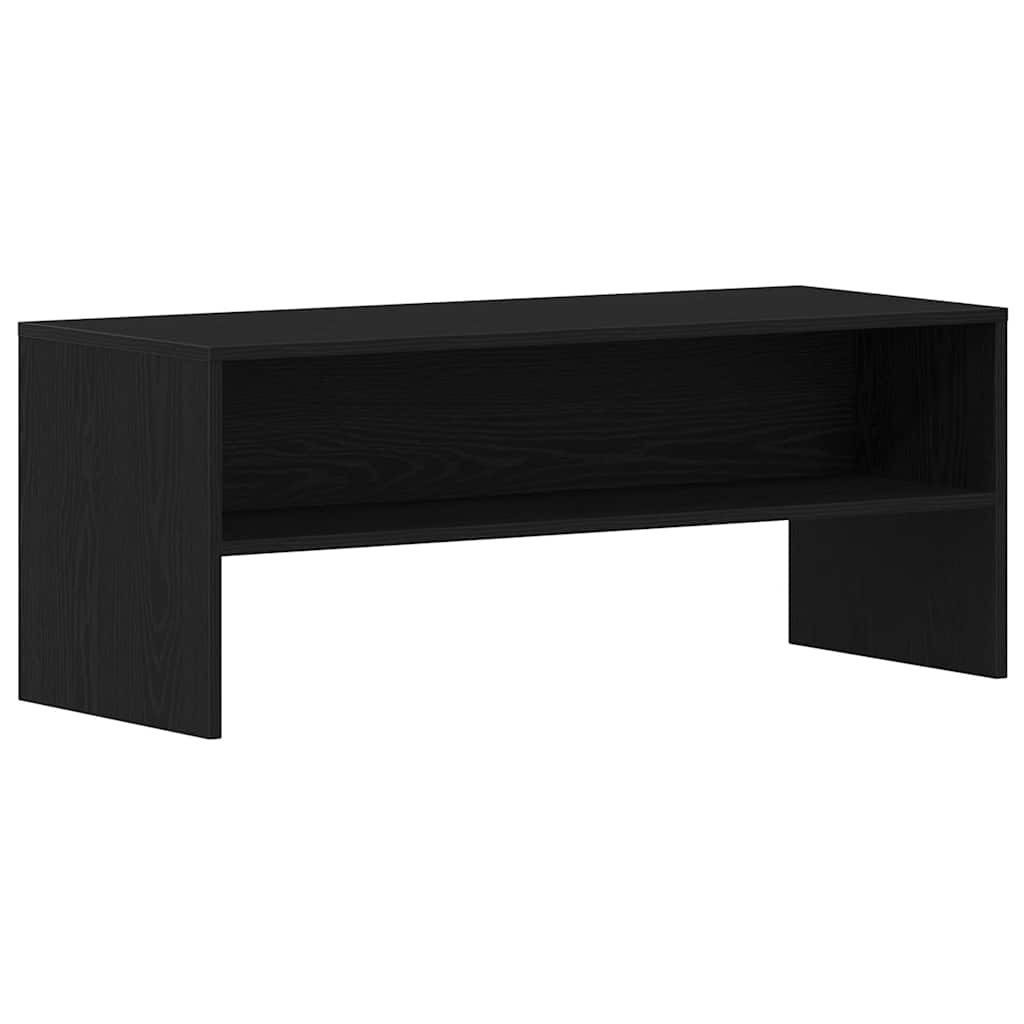 vidaXL TV-Schrank TV-Schrank Schwarz Eichen-Optik 100x40x40 cm Holzwerkstoff (1-St)