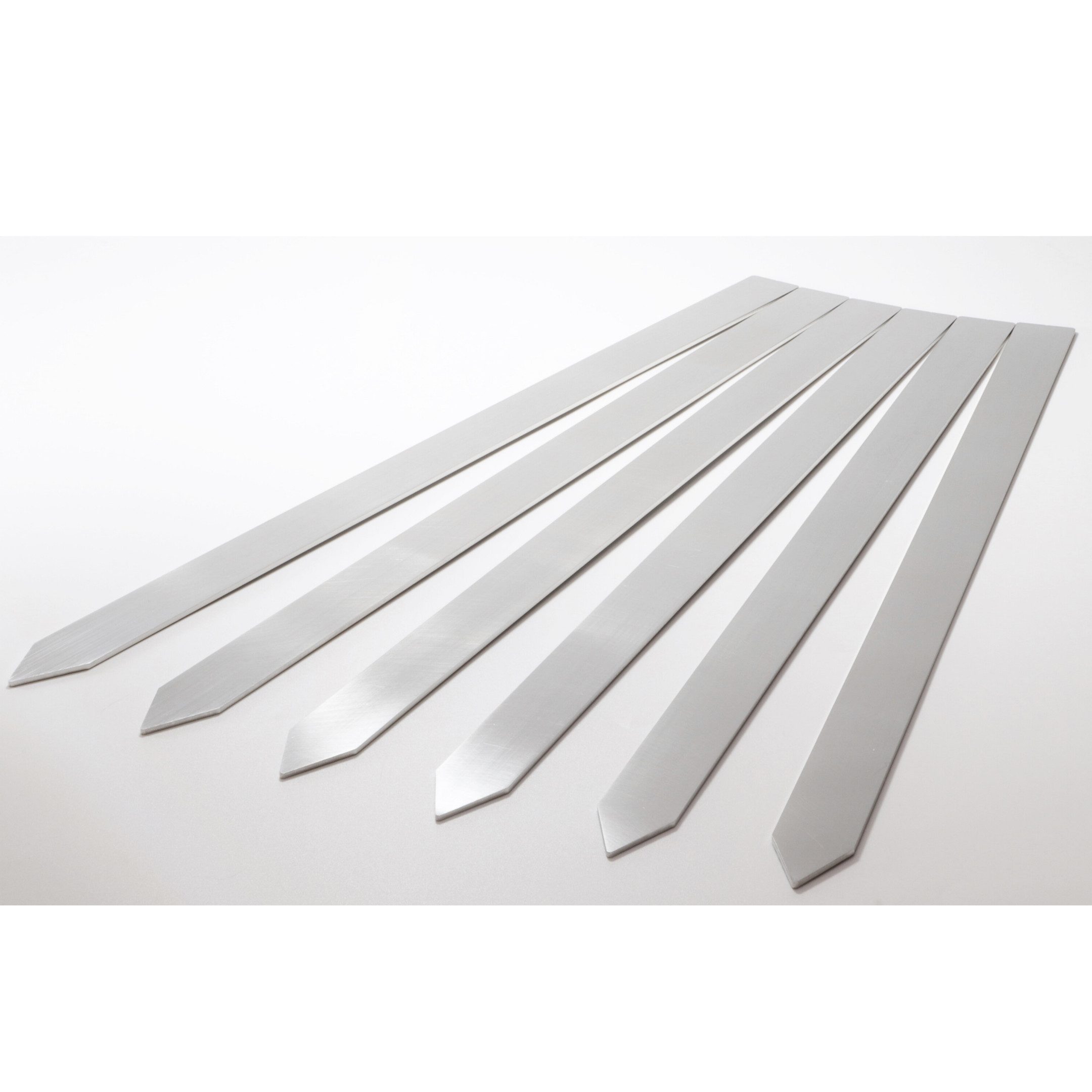 Kette´s Grillzubehör Grillspieß Edelstahl Adana Grillspieße extra breit 24mm und450mm lang (3-St), Rostfrei, Starkes Material 2mm