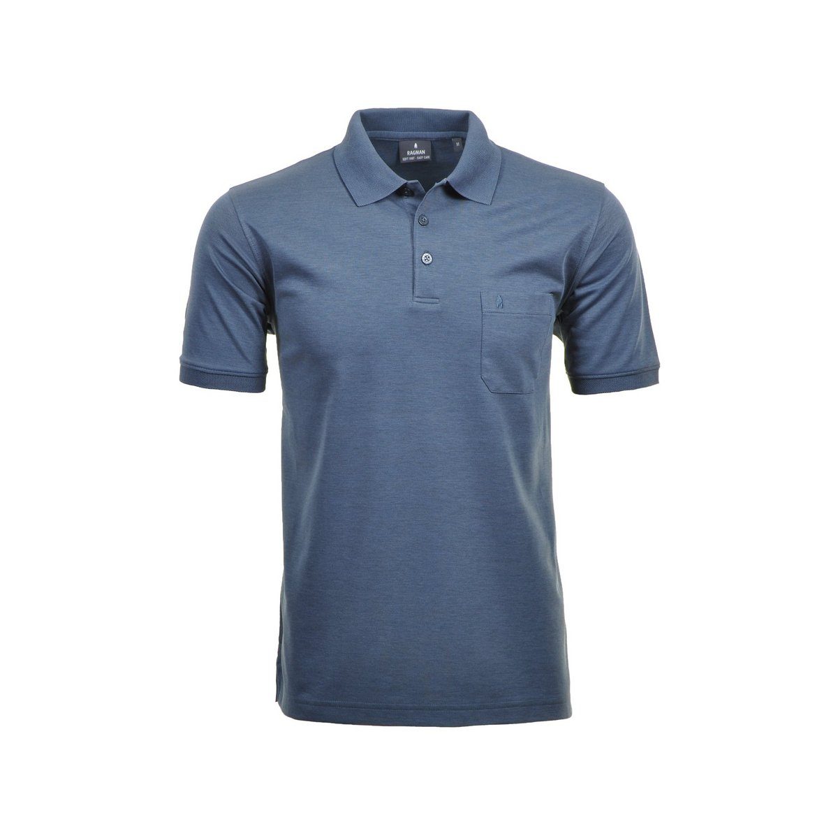 T-Shirt regular blau RAGMAN (1-tlg)
