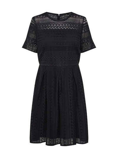 Vero Moda Spitzenkleid VMHONEY LACE PLEATED S/S DRESS EXP (1-tlg) Spitze, Falten