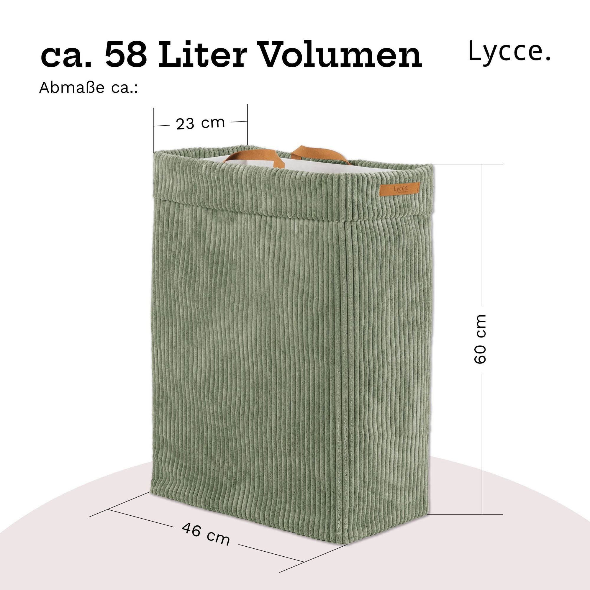 Lycce Wäschekorb Lycce Wäschekorb Cord – faltbar, waschbar & perfekt für Nischen – Bild 4 von 5