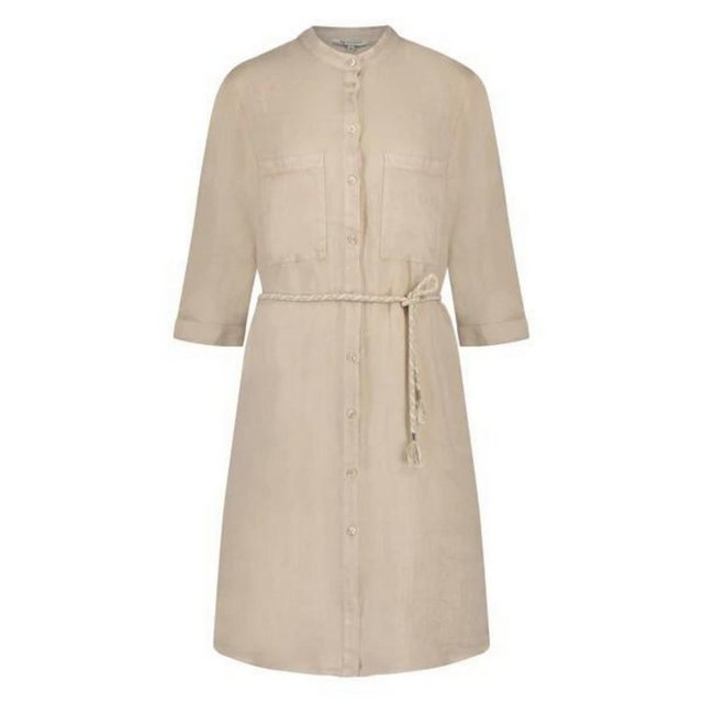 Nukus Blusenkleid Aveni Dress Belt Hemdblusenkleid aus Leinen in Khaki oder günstig online kaufen