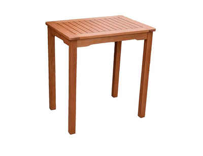 Gravidus Esstisch Tisch Bistrotisch Beistelltisch Eukalyptus geölt 70x50cm
