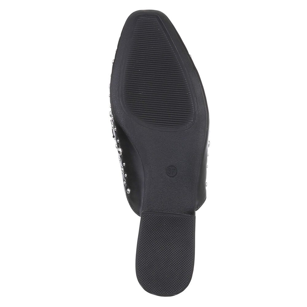 Ital-Design Damen Mules Freizeit Pantolette (88930225) Blockabsatz Pantoletten in Schwarz