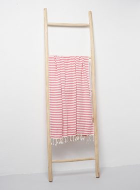 espadrij l´originale Strandtücher Strandtuch Stripes, Ecru Pink