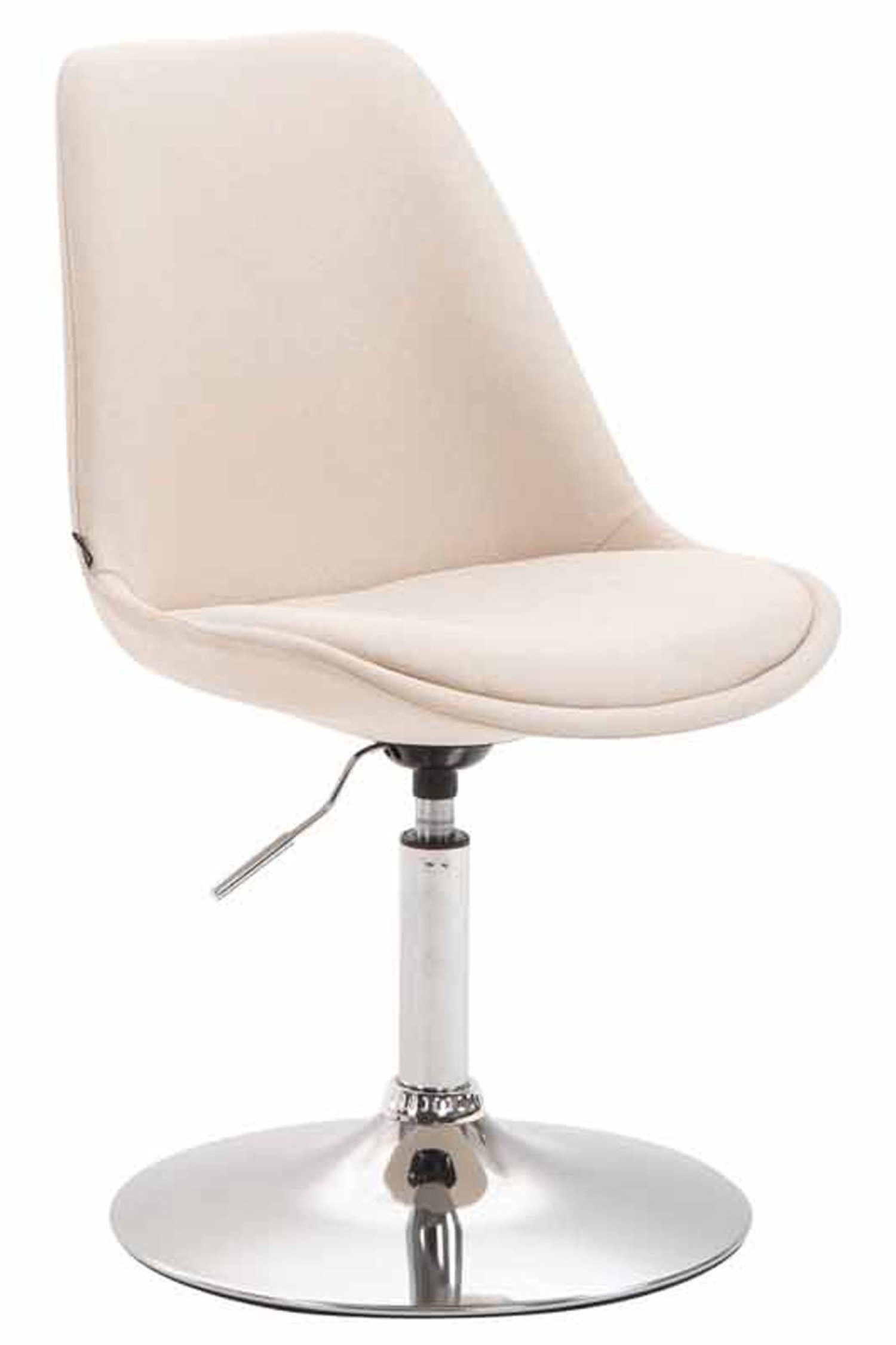 TPFLiving Esszimmerstuhl Mavic (Pflegeleichte Oberflächen & robuste Materialien, 1 St), Maße (TxBxH): 57 x 48 x 76cm - Farbe: creme