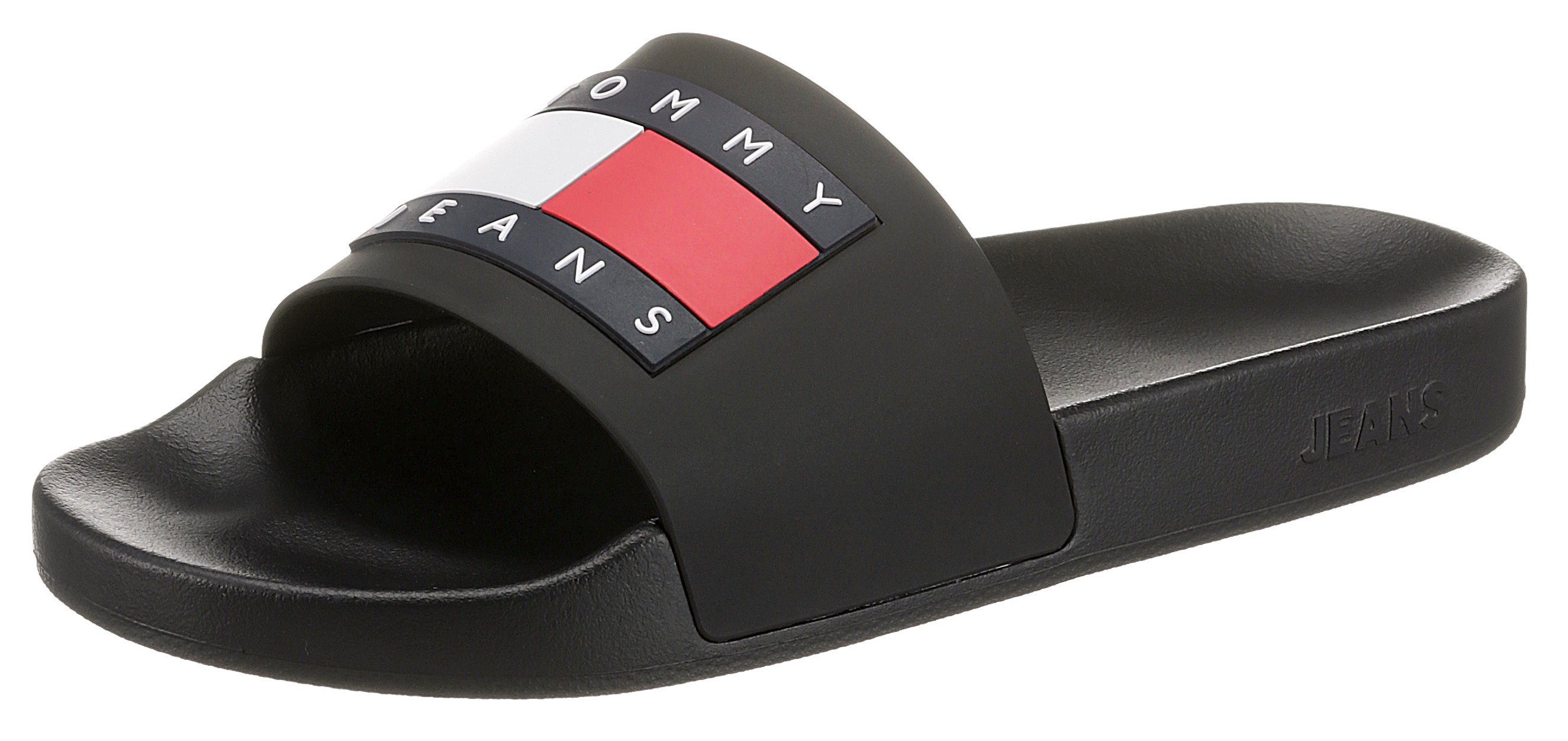 Tommy Jeans TOMMY JEANS FLAG POOL SLD ESS Pantolette, Sommerschuh, Schlappe günstig online kaufen