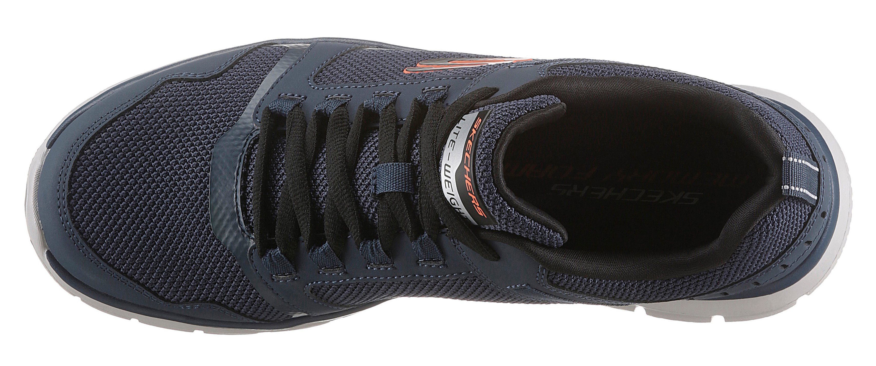 navy-orange Innensohle Sneaker mit Skechers TRACK-KNOCKHILL gepolsterter