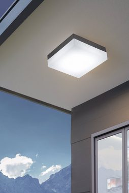 EGLO LED Außen-Deckenleuchte SONELLA, LED fest integriert, Warmweiß, LED tauschbar