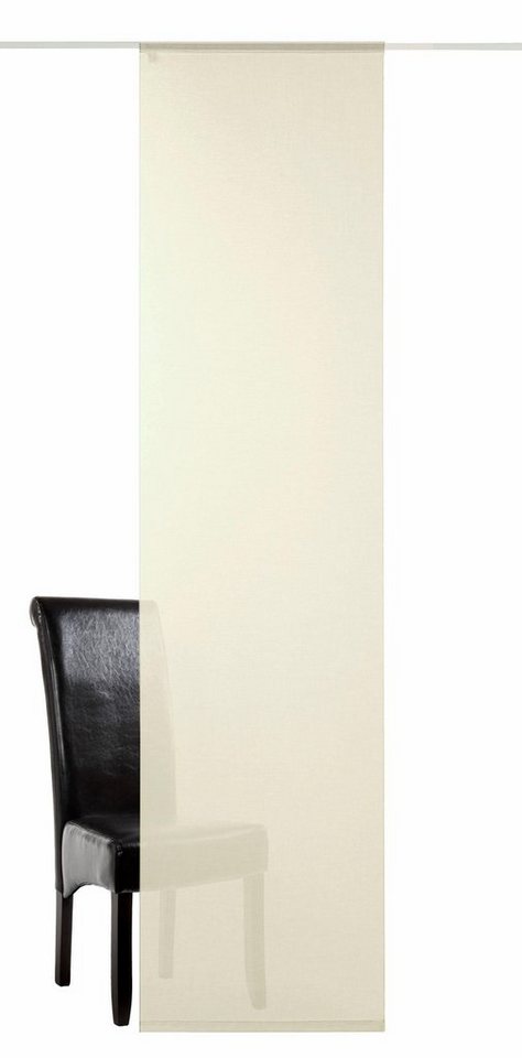 Schiebegardine Allure, Neutex for you!, Klettband (1 St), halbtransparent,  HxB: 245x60, inkl. Befestigungszubehör, ansprechende Schiebegardine- made  in Germany