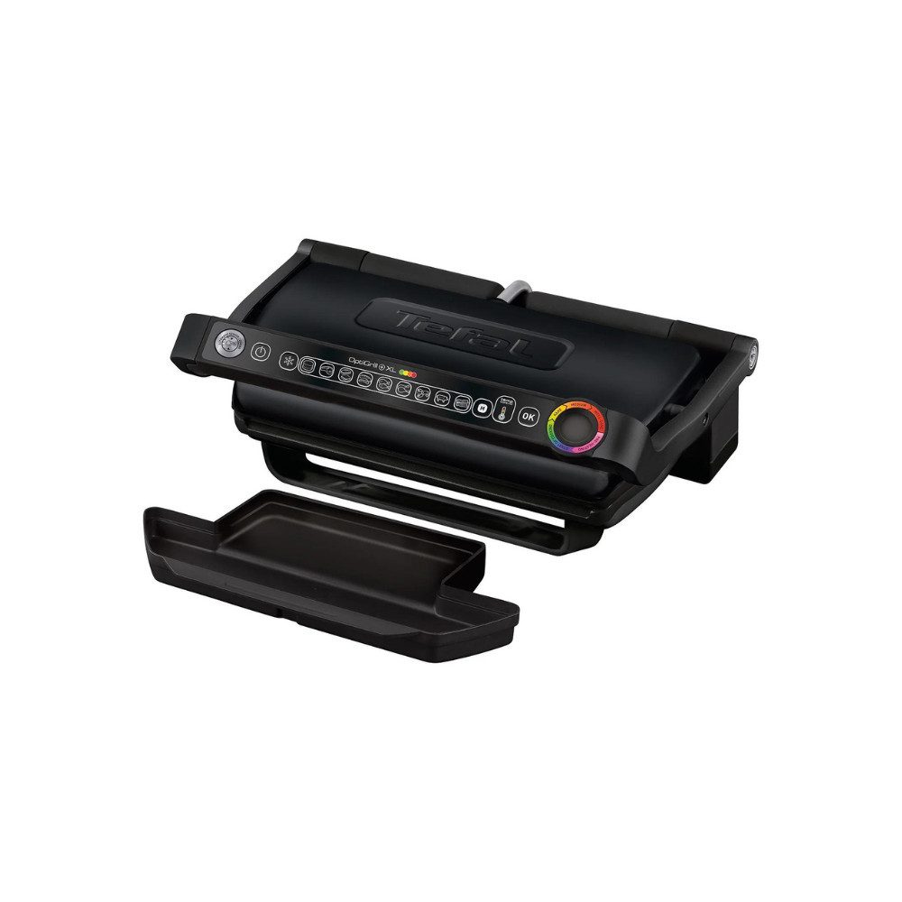 Kontaktgrill Tefal OptiGrill XL schwarz, GC722810 2000W, 9 Grillprogramme
