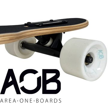 AOB Longboard AOB Mandala Longboard drop through twin tip bambus 38,5''