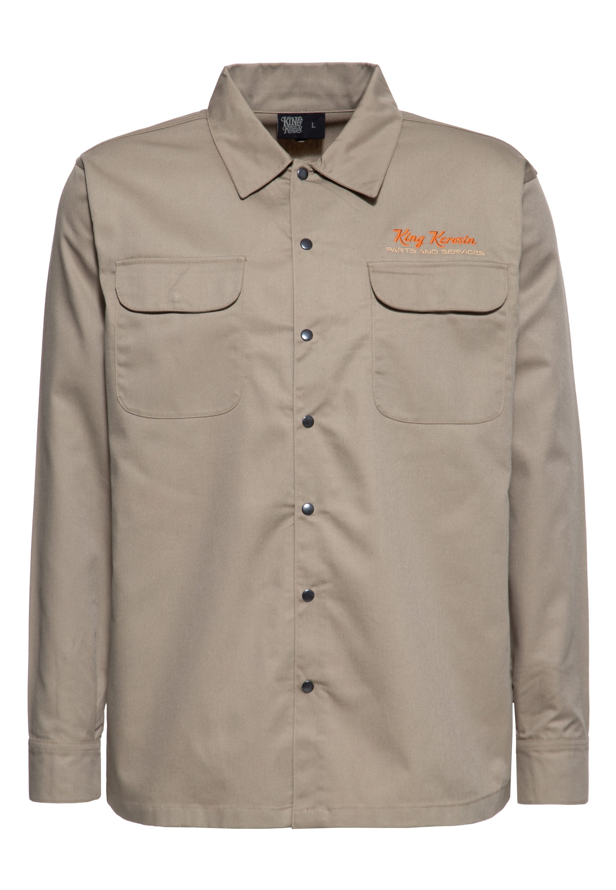 KingKerosin Langarmhemd Steel Beast mit Rückenstickerei