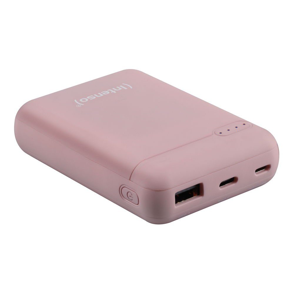 Intenso Powerbank mobile Slim XS 10000 mAh Typ A / C USB OUT rose Powerbank – Bild 5 von 5