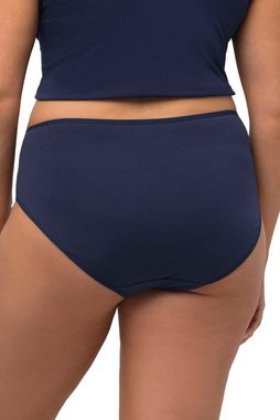 Ulla Popken Slip Midislips 6er-Pack Farbmix höher geschnitten