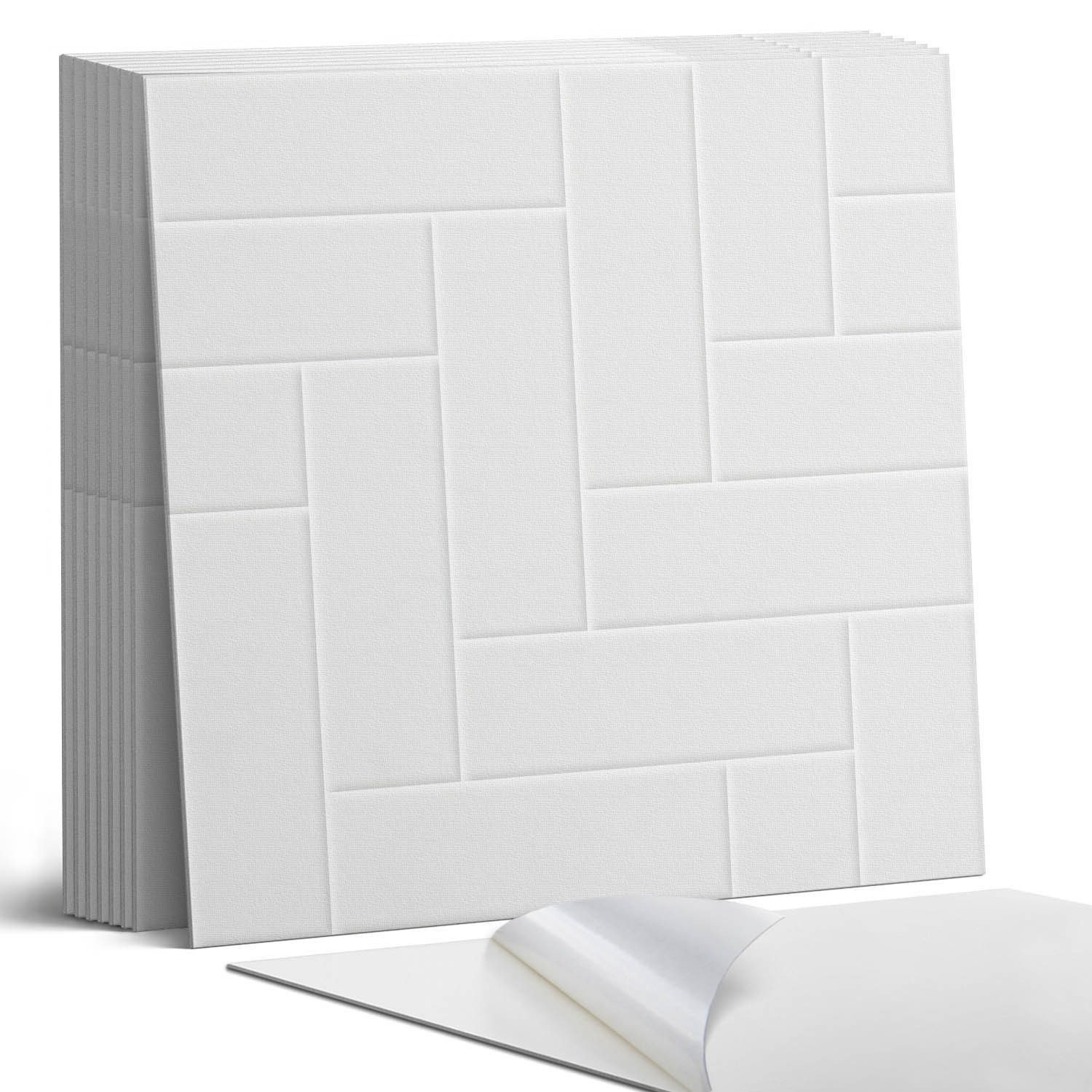 Coloray Vinylfliesen Selbstklebende Bodenfliesen aus Vinyl, Selbstklebende PVC-Fliesen